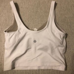 Excellent used condition white lululemon  align tank